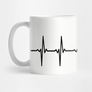 DOG Heartbeat EKG Shirt I Love My Puppy Mug